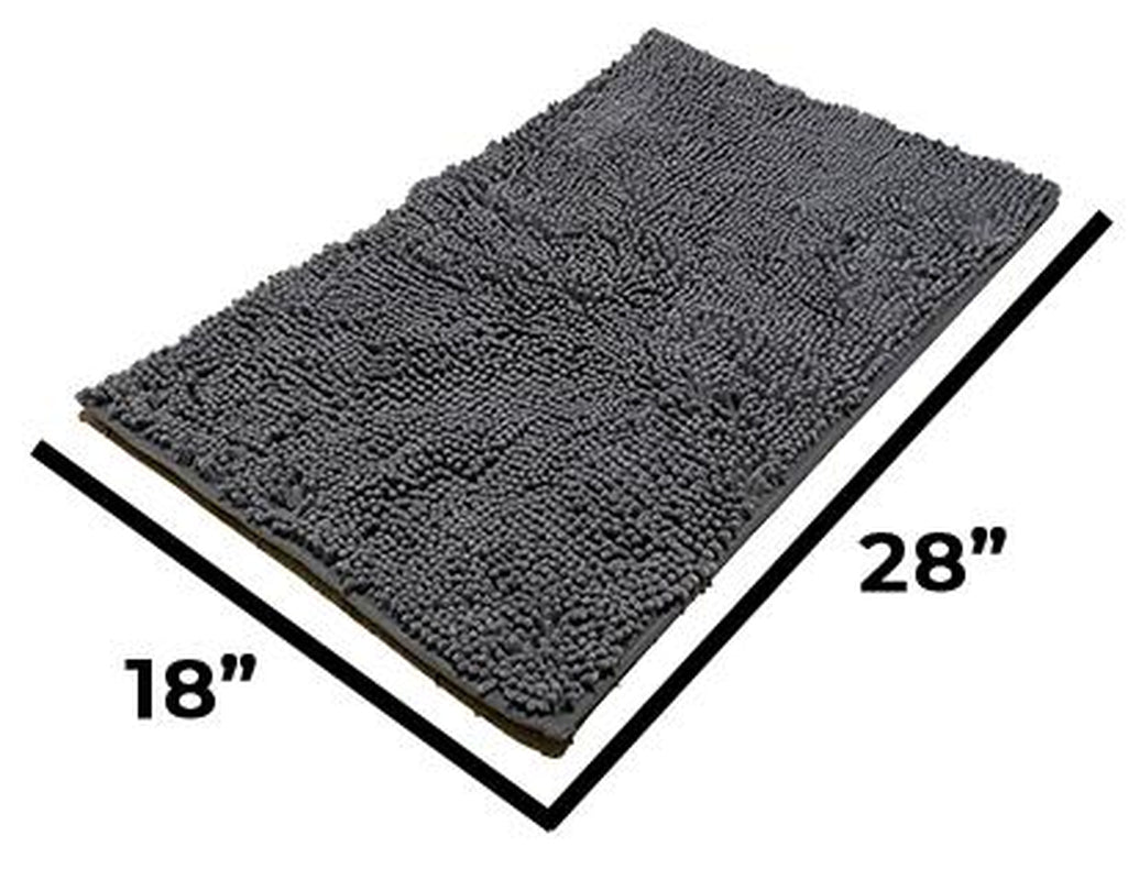 Muddy Mat® Featured on Television – Highly Absorbent Microfiber Dog Door Mat for Muddy Paws, Non-Slip Washable Pet Rug, Quick-Dry Chenille Entryway Carpet, Machine Washable Indoor/Outdoor Mat