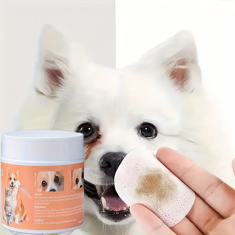 Pet Paw Cleaner, Cat and Dog Paw Care Cleaner. Eye Cleaning Wipes, Teeth Cleaning, Ear Cleaning Wipes, Pet Cleaning Kit, Dog Grooming Wipes, Hypoallergenic Dog Wipes, Paw Care Products and Face Cleaning Tool Portable Pet Paw Washer Dental and Ear Wipes