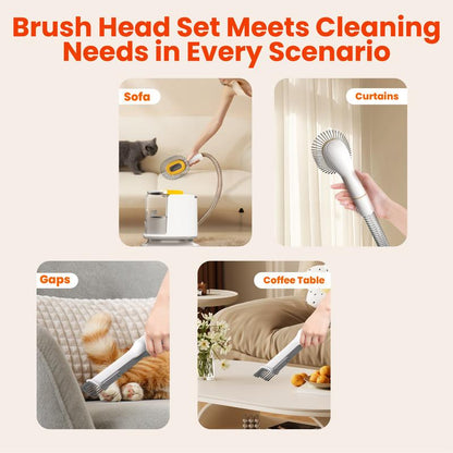Puppyoo Pet Grooming and Vacuum Cleaner for Dogs and Cats ，12000Pa Vacuum Brush for Shedding Grooming, 1.5L Dust Cup, 4M Power Cord Length, Pet Products, Dog & Cat Hair Vacuum Groomer, Clipper & Hair Remover Roller for Dogs & Cats#Tiktokshopbacktoschool