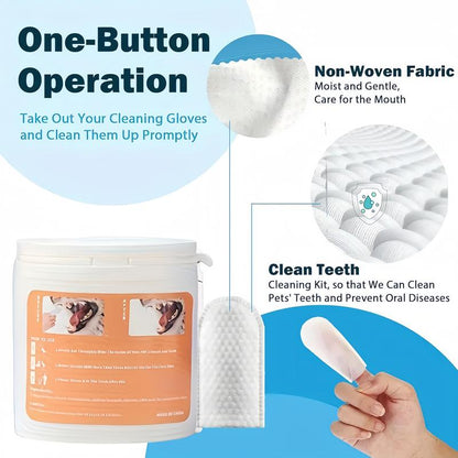 Pet Paw Cleaner, Cat and Dog Paw Care Cleaner. Eye Cleaning Wipes, Teeth Cleaning, Ear Cleaning Wipes, Pet Cleaning Kit, Dog Grooming Wipes, Hypoallergenic Dog Wipes, Paw Care Products and Face Cleaning Tool Portable Pet Paw Washer Dental and Ear Wipes
