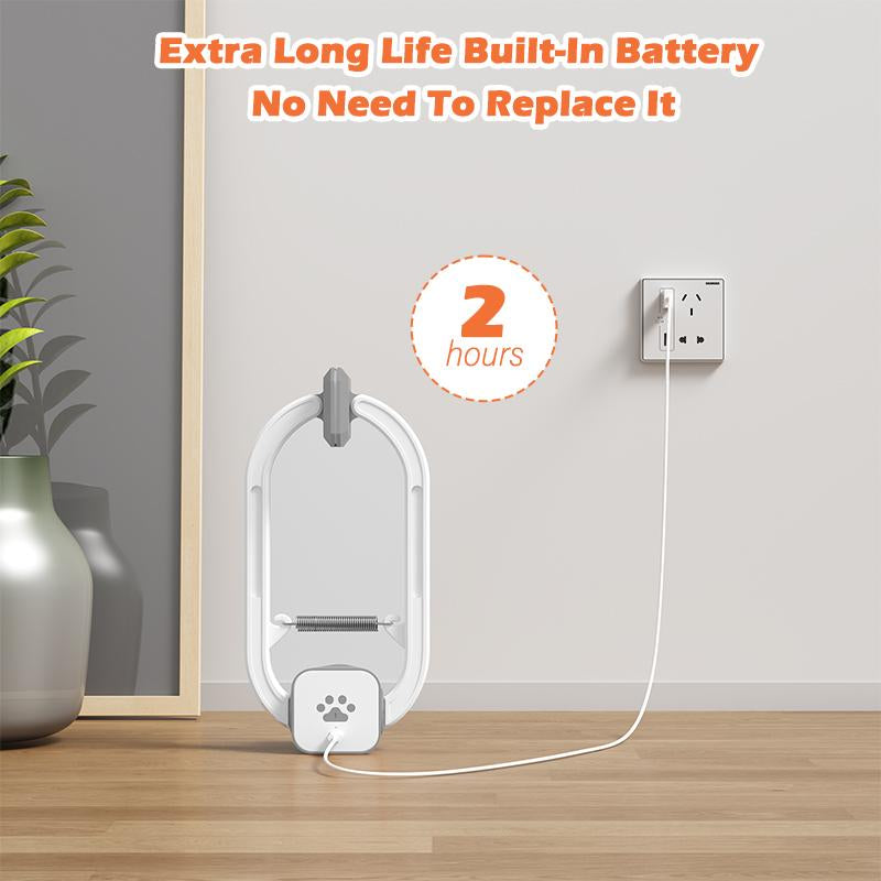 HAPPYCODE Electric Cat Teaser with Remote, Interactive Pet Toy, Rechargeable Door Clip Design, Dual Modes --- 360° Rotation and Irregular Jumping, Stimulates Mind & Body,Cat Toys, Cat Stuff Bird Cat Stuff Cat Toys