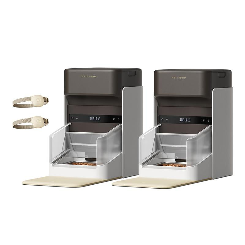 PETLIBRO RFID Automatic Cat Feeder,5G Wi-Fi Pet Feeder with 3L Capacity, App Control, and Collar Tag Sensor for 1-10 Programmable Meals